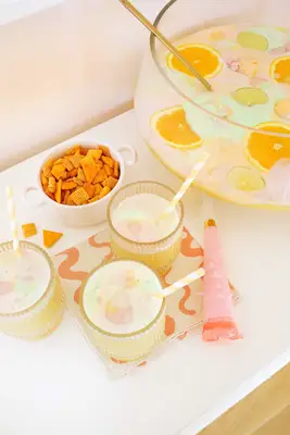 rainbow sherbet punch