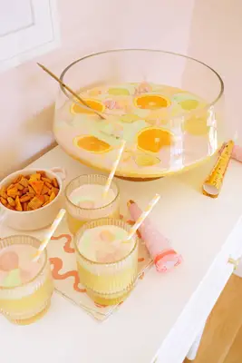 rainbow sherbet punch