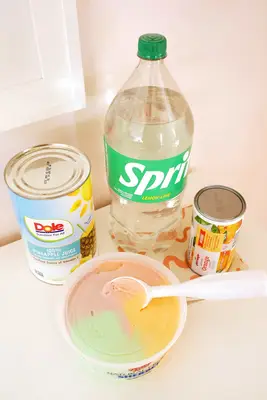 rainbow sherbet punch ingredients