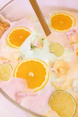 rainbow sherbet punch