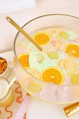 rainbow sherbet punch