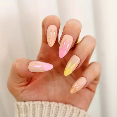 easter bunny spring nails