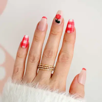 tulip easter spring nails