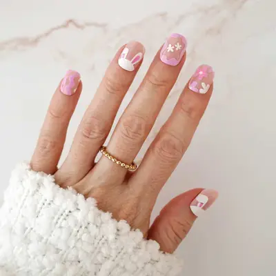 easter spring nails