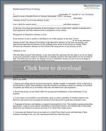 trwałe pełnomocnictwo ogólne do druku