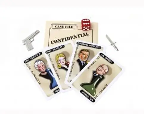 דמויות של משחק לוח רמז