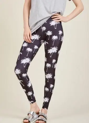 Palmen-Leggings