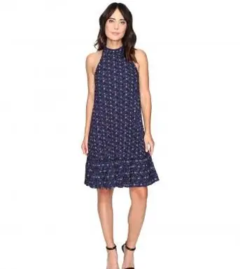 Nicole Miller Royal Ditzy Abito plissettato