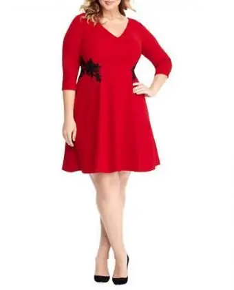 LONDON TIMES Plus Abito aderente