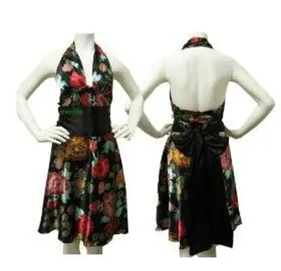 vestito con cintura obi