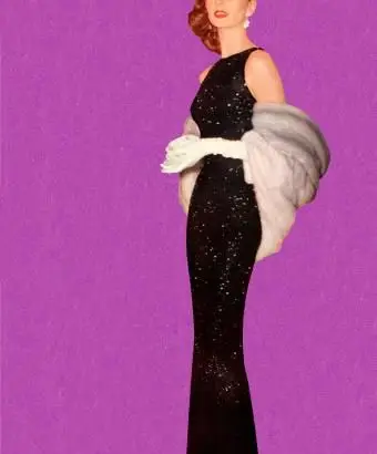 전통 대 현대 검은 넥타이