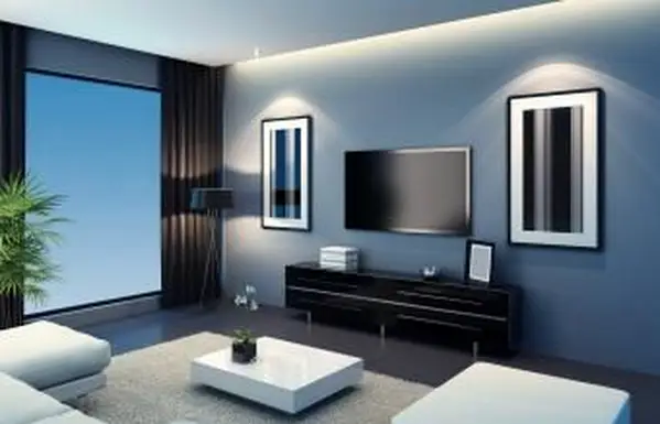 Cooles Fernsehzimmer