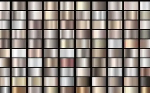 Metallico, bronzo, argento, oro, cromo sfumato