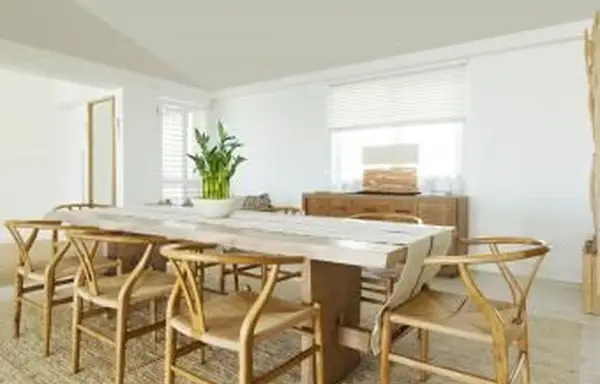 jadalnia ze szczęśliwą rośliną bambusową