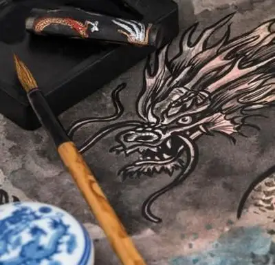 중국 용의 의미있는 그림