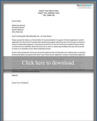 תבנית המלצה למלגות אישיות: איש קשר אישי