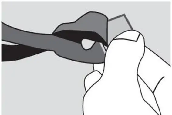 Schemat szczypiec do płytek