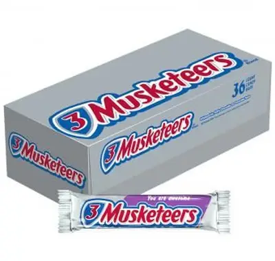 3マスケティアーズキャンディーバー