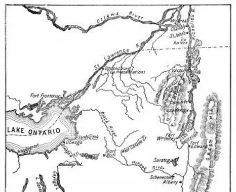 Antica mappa dell'area di San Lorenzo
