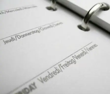 ימי השבוע בצרפתית