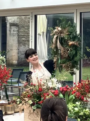 Le Manoir wreath workshop