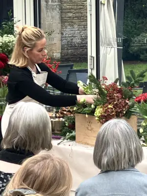 Le Manoir wreath workshop