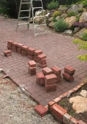 ペーバーの取り付け