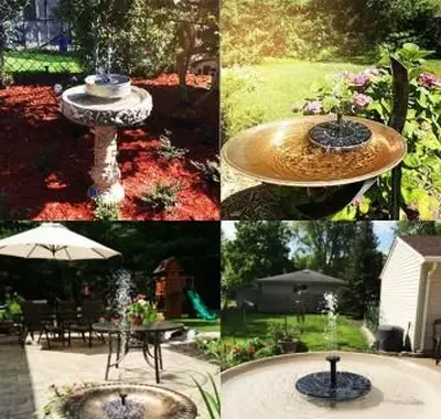 Bomba solar para banho de pássaros da Ankway