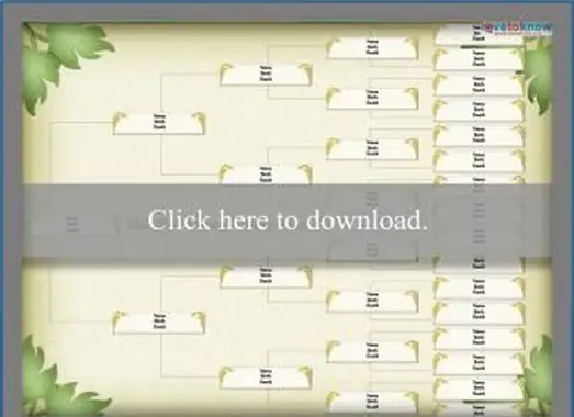 Miniatura dell'albero genealogico semplice