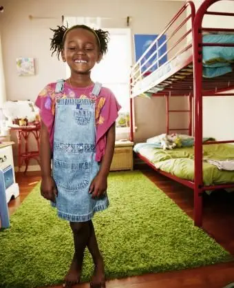 핑크 드레스 소녀