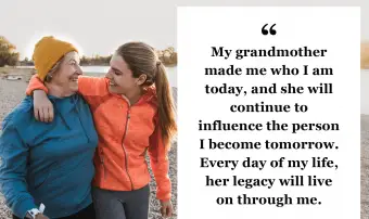 grand mère et petite fille marchant au bord de la rivière