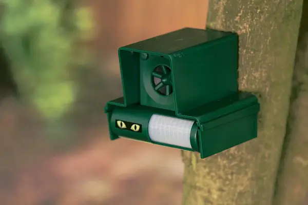 Ultrasonic cat deterrant