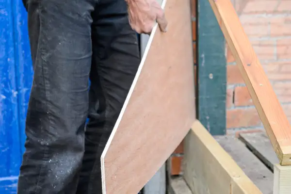 Measuring the plywood