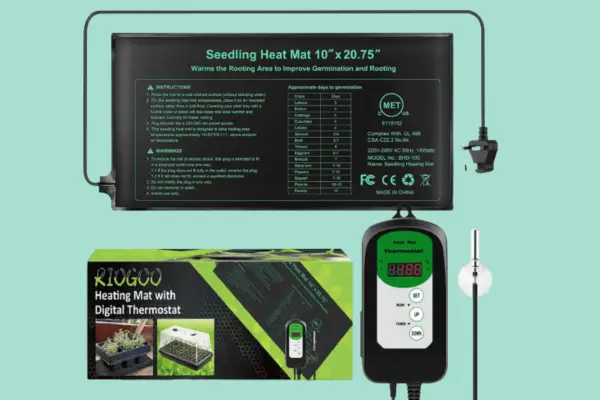 RIOGOO Seedling Heat Mat and Thermostat Controller