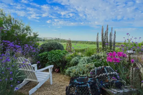 Jardins reais: jardim à beira -mar