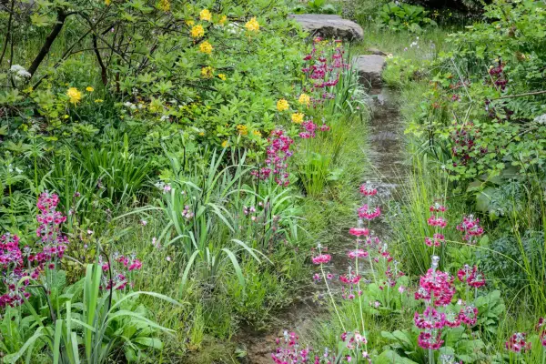 Artificial garden stream