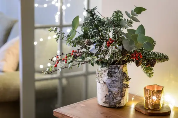 Jak vyrobit vázu Birch Bark