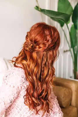 Braided Wavy Boho Hair Tutorial