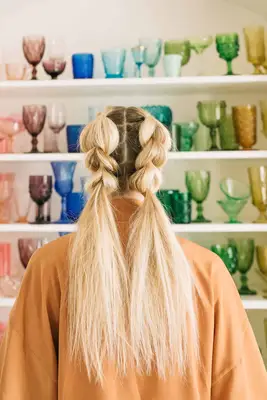 Przeciągnij podwójny warkocz