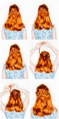 The Easiest Flower Braids Ever