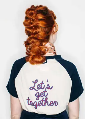 Cola de caballo de burbujas desordenadas