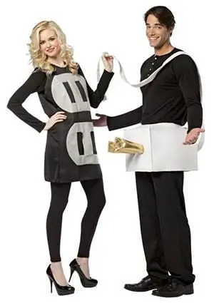 プラグとソケットのカップルのコスチューム