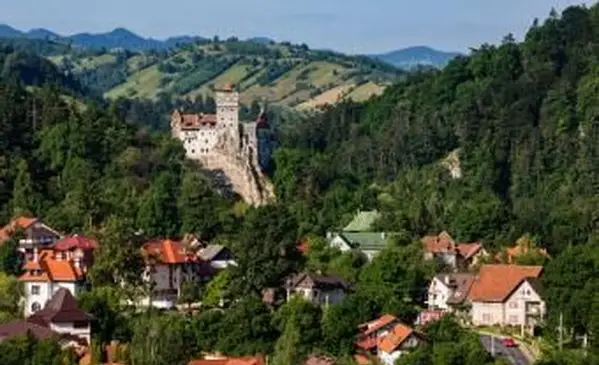 טירה ובתים בטרנסילבניה, רומניה