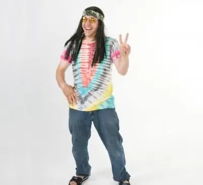 Hipis dający znak pokoju