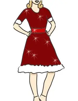 부인 클로스 드레스