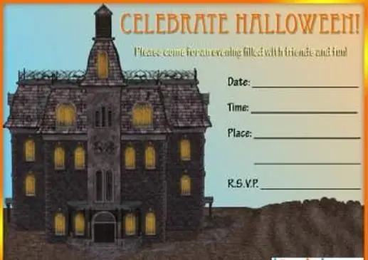 Allgemeine Einladung zur Halloween-Party