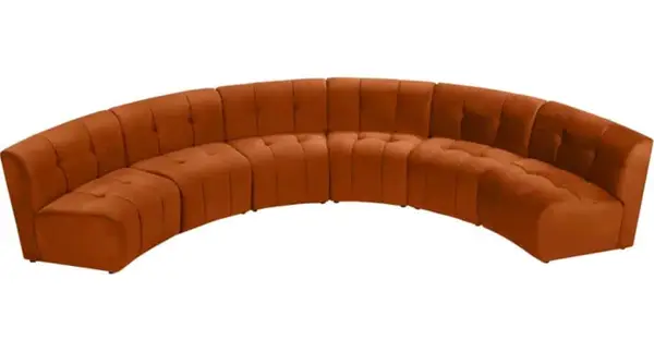 curved sectional sofa