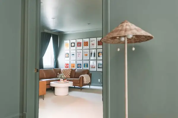 zoomed out view of movie room 