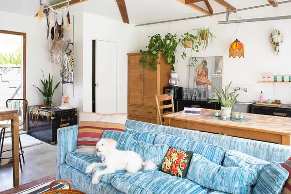 At Home with Rebecca Holopter in Mar Vista, California 