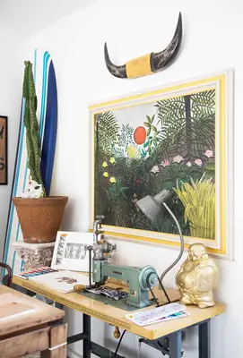 At Home with Rebecca Holopter in Mar Vista, California 